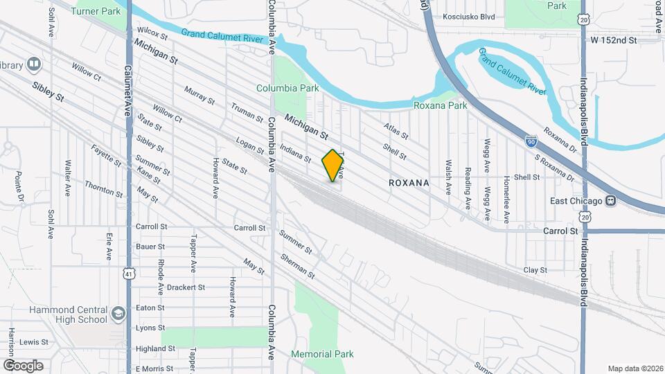 1335 Logan St Map and Location Details
