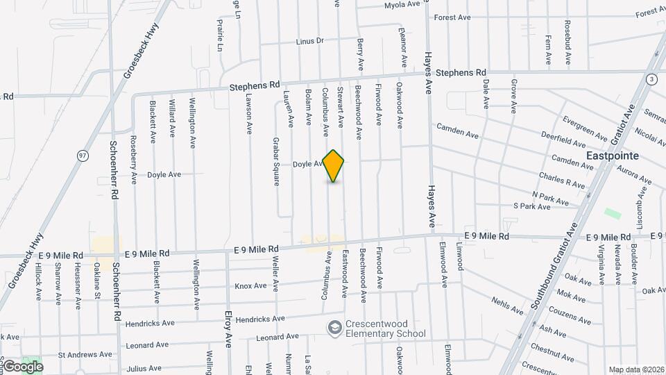 23200 Columbus Ave Map and Location Details