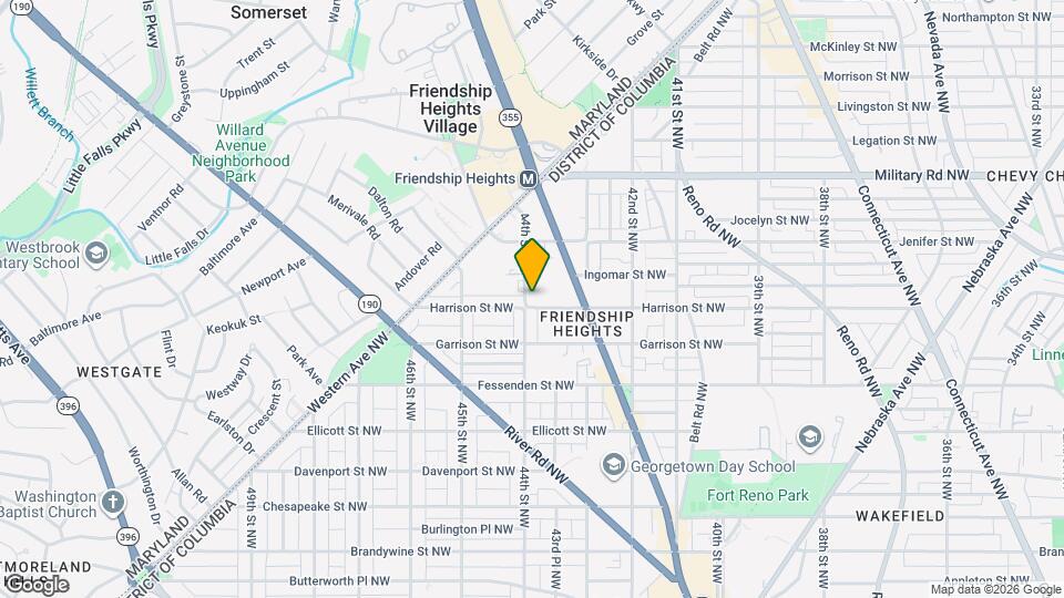 4347 Harrison St NW Map and Location Details