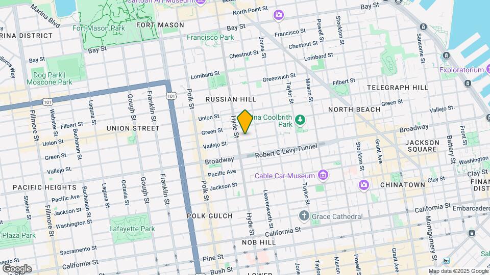 1260-1264 Vallejo St Mapa y Detalles de la Ubicación