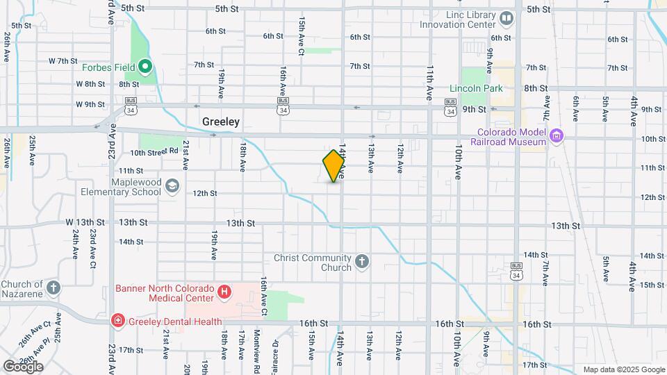 1127 14th Ave Map and Location Details