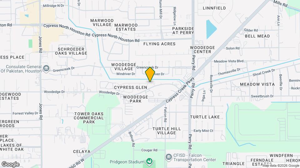 10025 Spring Pl Dr Map and Location Details