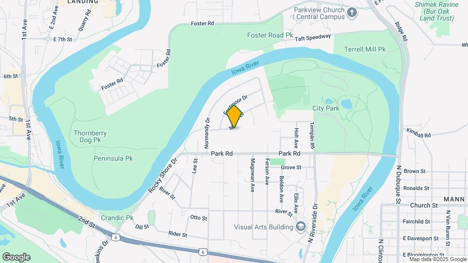 602 Manor Dr Map and Location Details