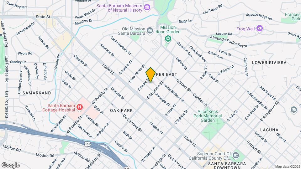 2024 Anacapa St Map and Location Details