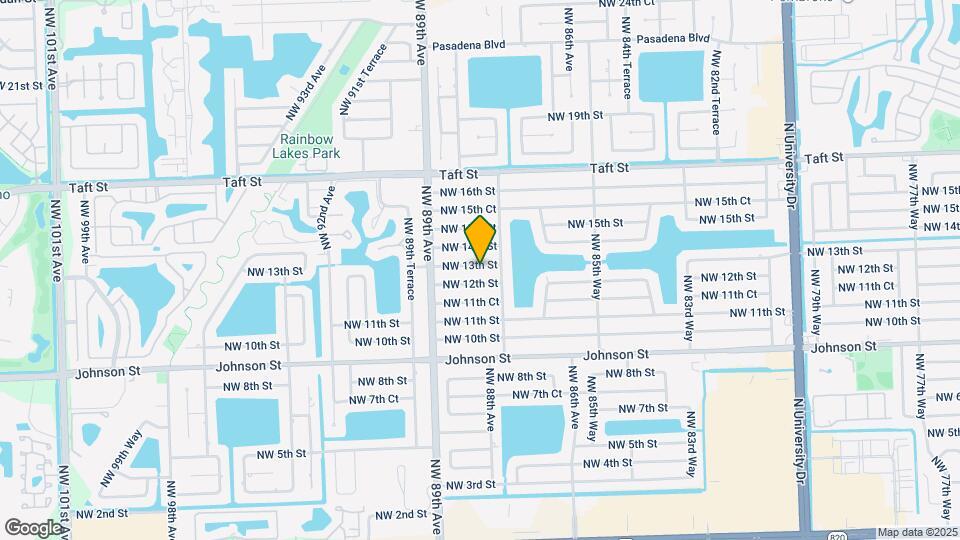 8790 NW 13th St Map and Location Details