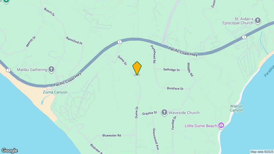 6656 Dume Dr Map and Location Details