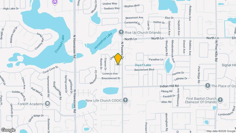 3668 Yosemite Dr Map and Location Details