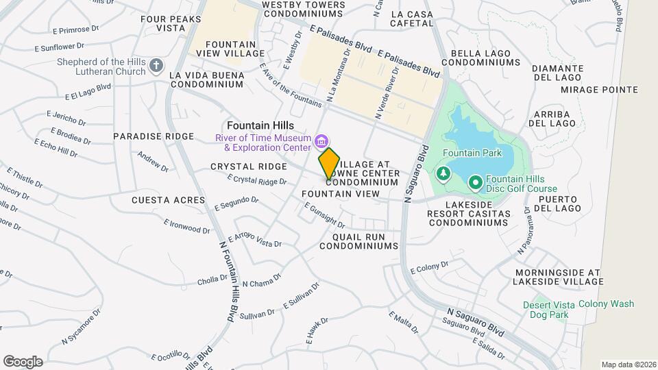 16631 E El Lago Blvd-Unit -304 Map and Location Details