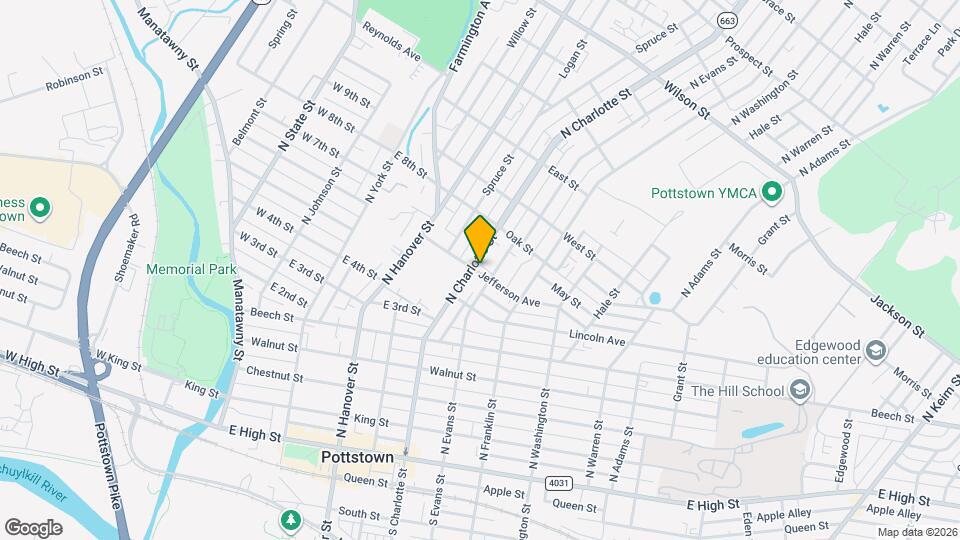 356 N Charlotte St Map and Location Details