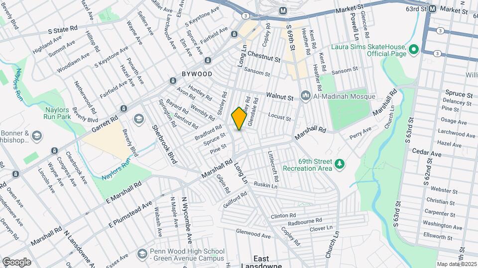 314 Copley Rd Map and Location Details