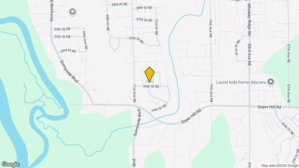 7215 30th St NE Map and Location Details