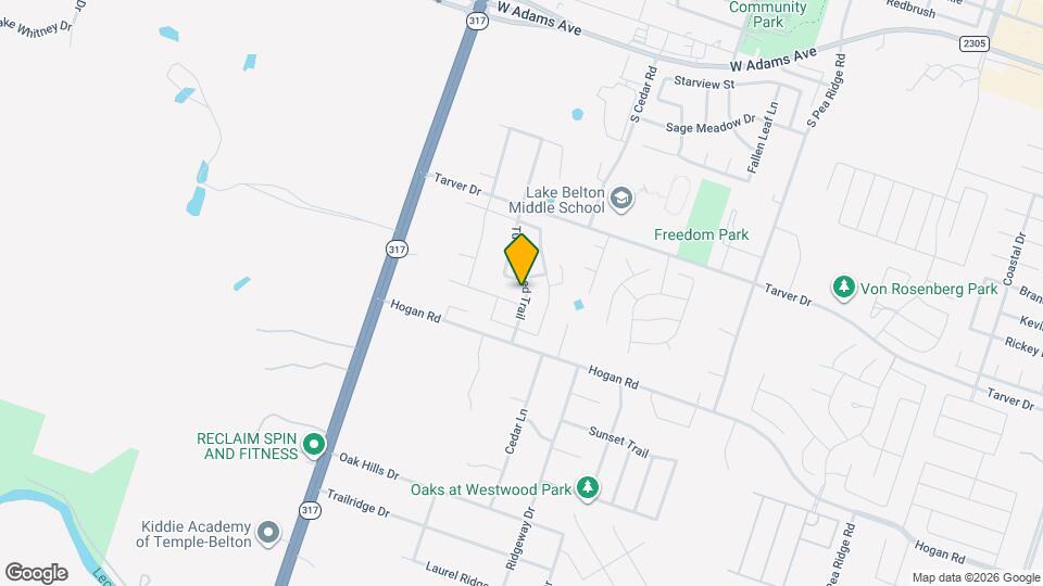 1136 Tumbleweed Trail Map and Location Details