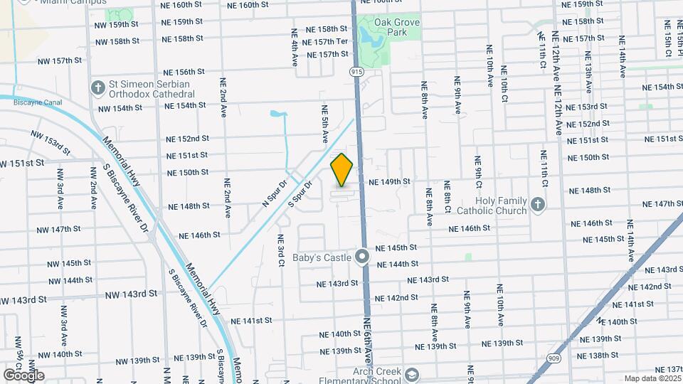 14860 NE 6th Ave Map and Location Details