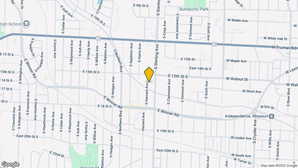 1529 S Harvard Ave Map and Location Details