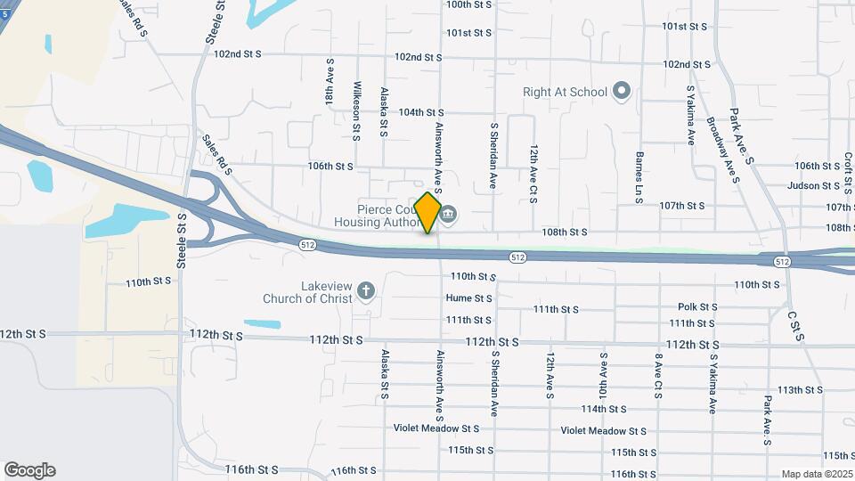 1612 108th St S Map and Location Details