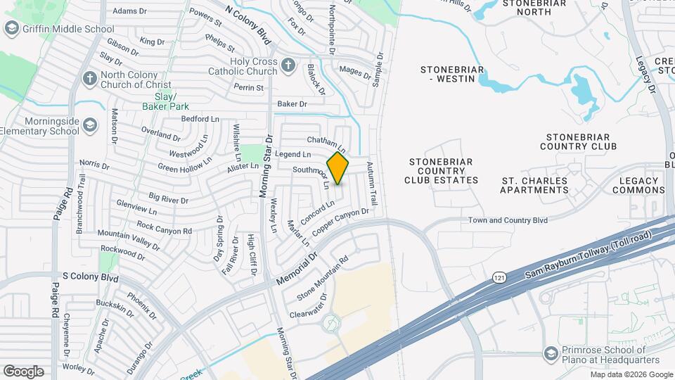 5925 Legend Ln Map and Location Details