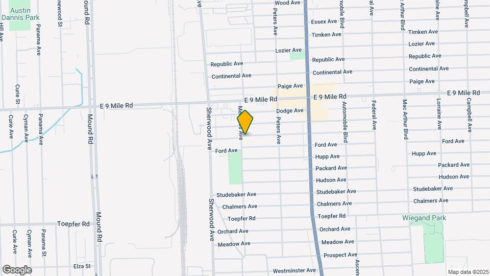 7012 Cadillac Ave Map and Location Details