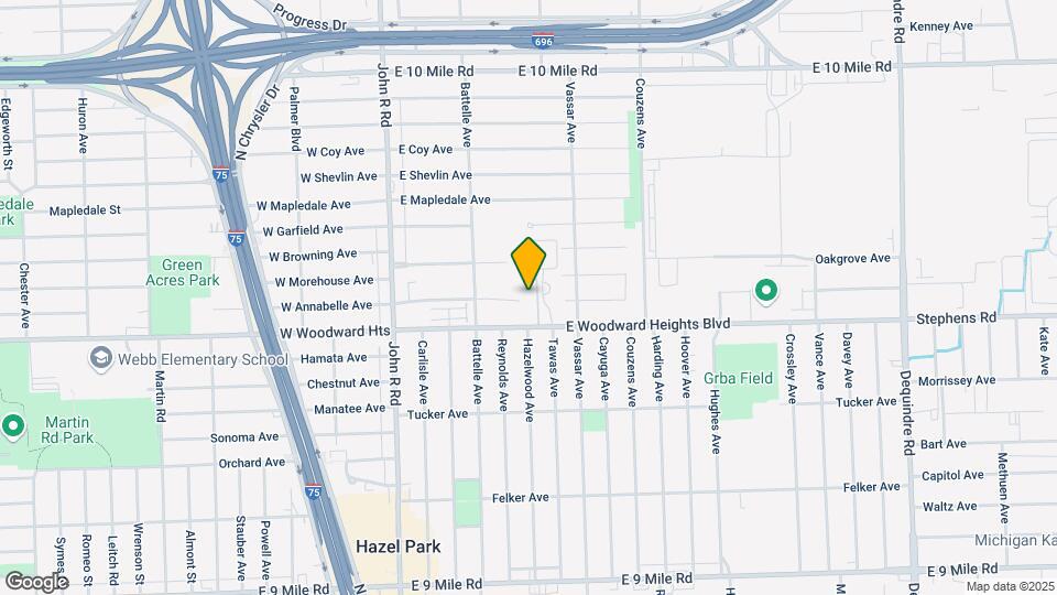 Hazel Park Manor Co-op Mapa y Detalles de la Ubicación
