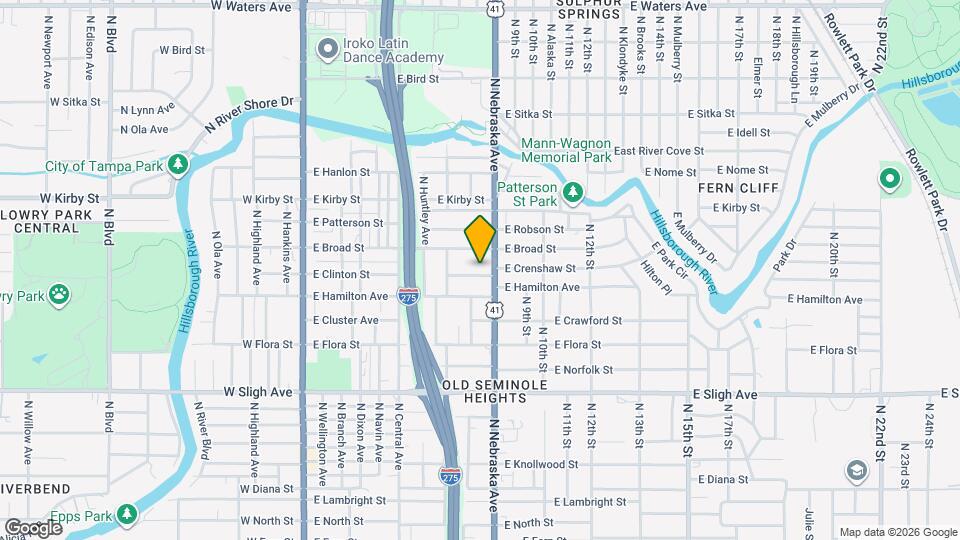 710 E Crenshaw St Mapa y Detalles de la Ubicación