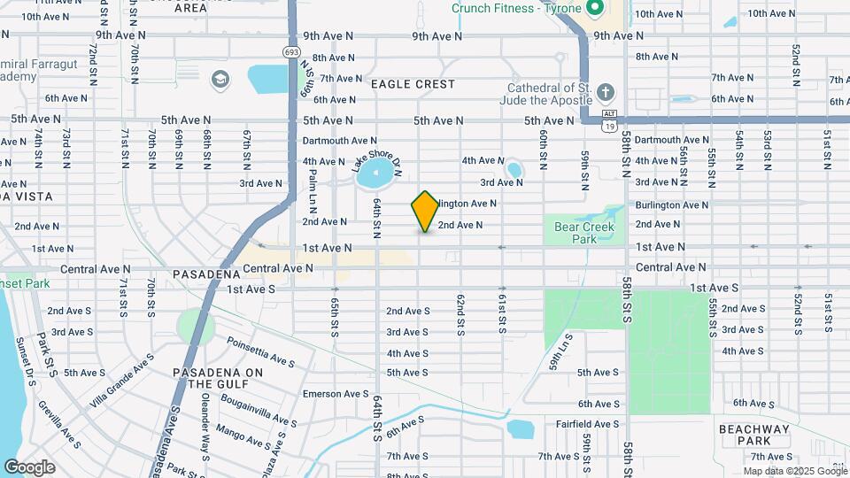 6281 1st Ave N Map and Location Details