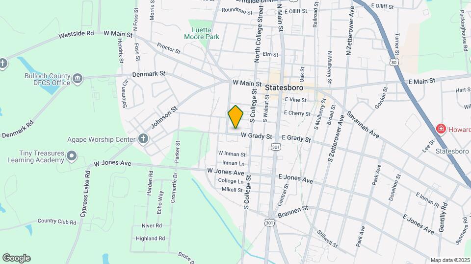 27 W Grady St Map and Location Details