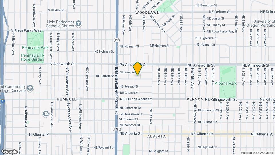 713-715-715 NE Jarrett St Map and Location Details