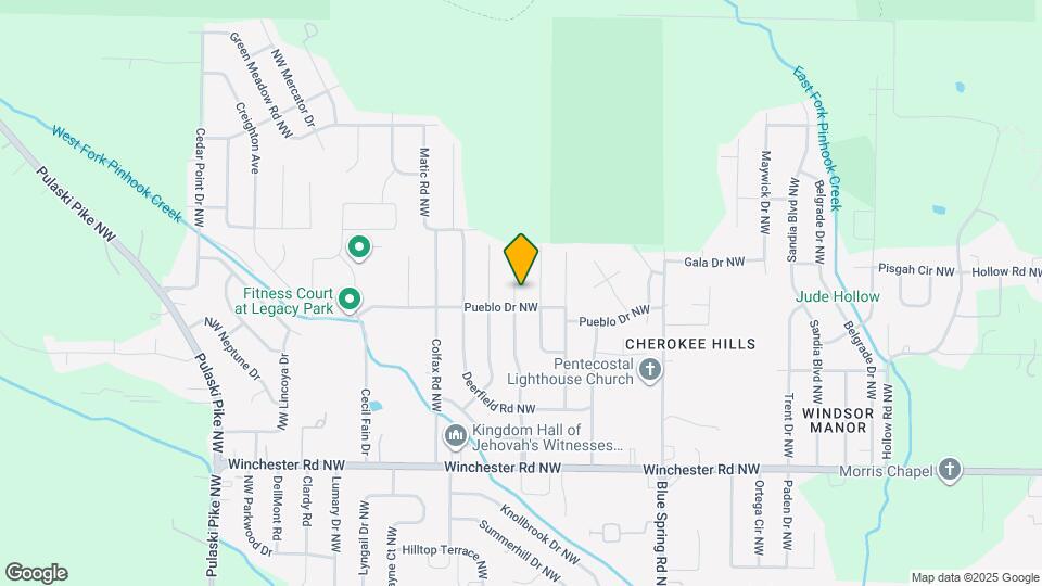 6202 Valley Park Dr NW Map and Location Details