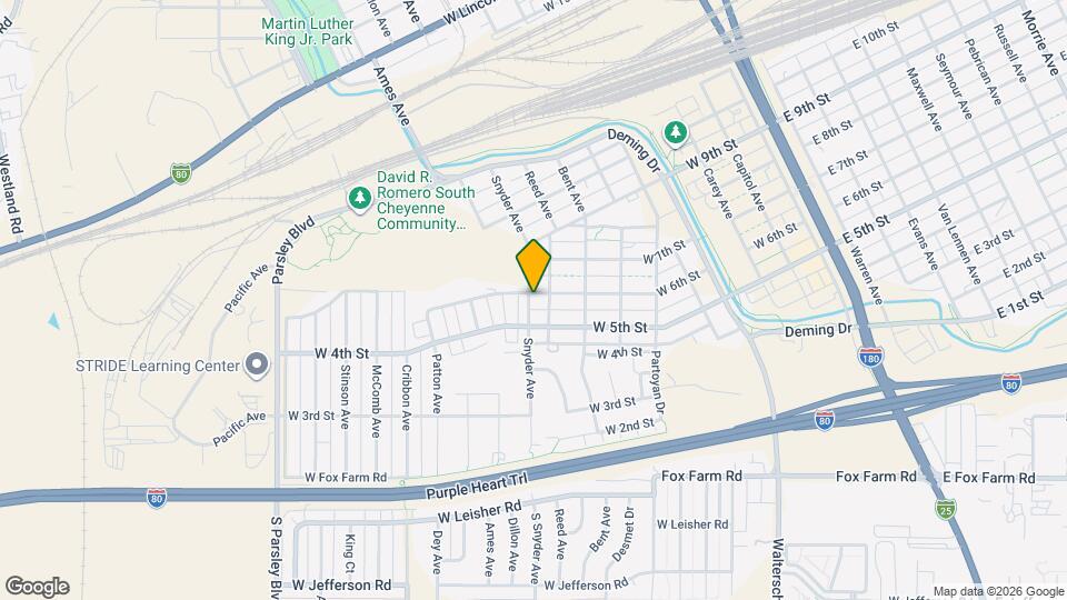 813 W 6th St Map and Location Details