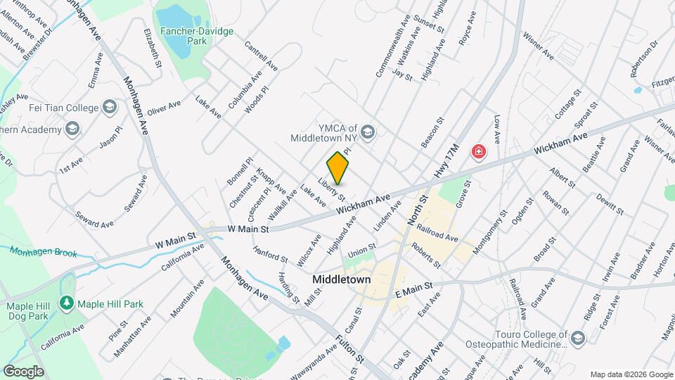 14 Liberty St Map and Location Details