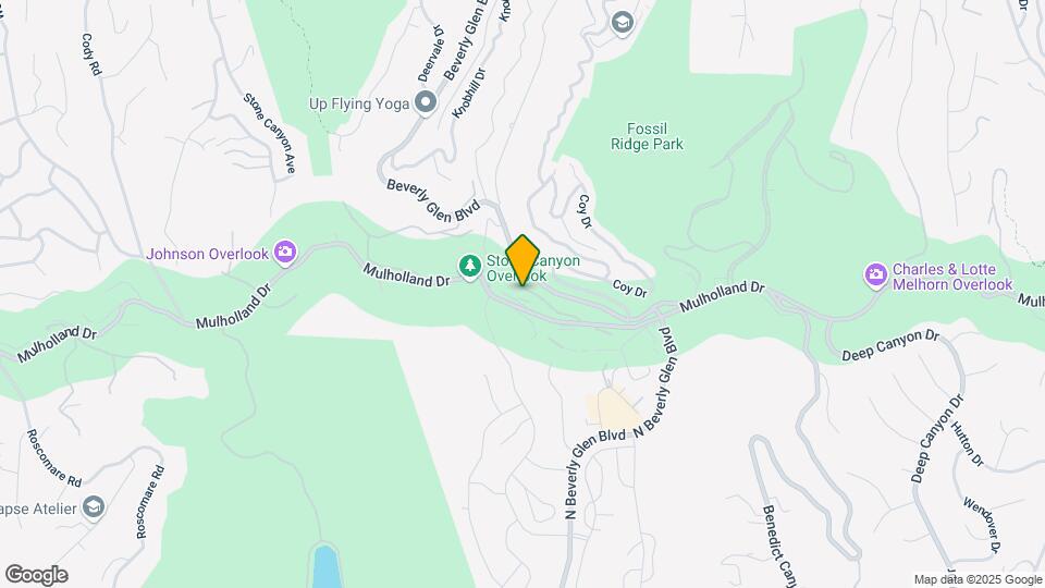 14435 Mulholland Dr Map and Location Details