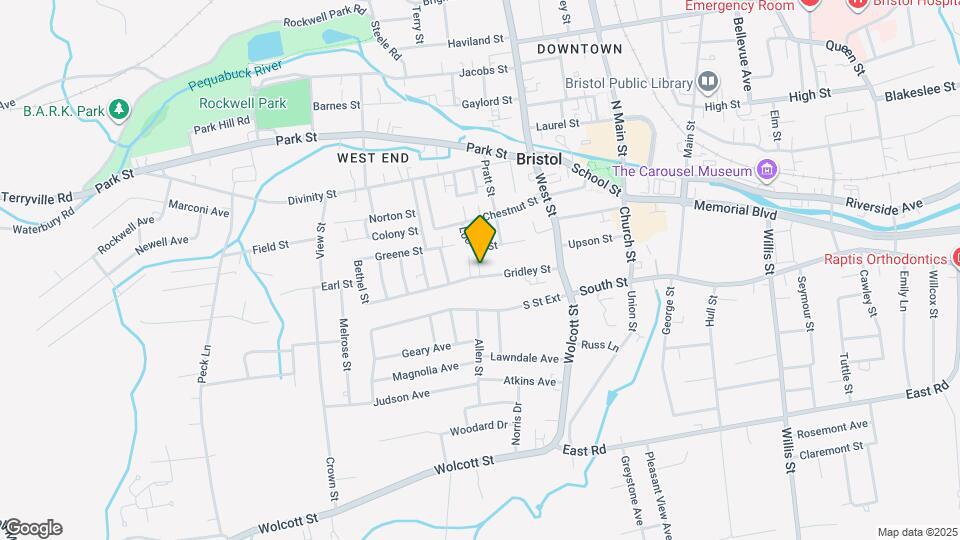 96 Gridley St Map and Location Details