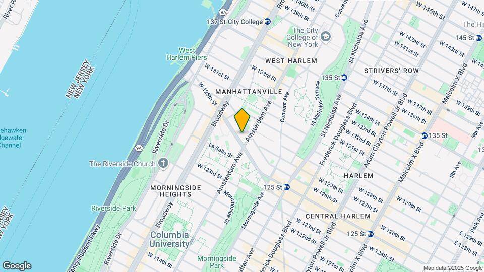 511 W 125th St Map and Location Details