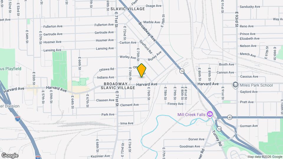 7510 Indiana Ave Map and Location Details