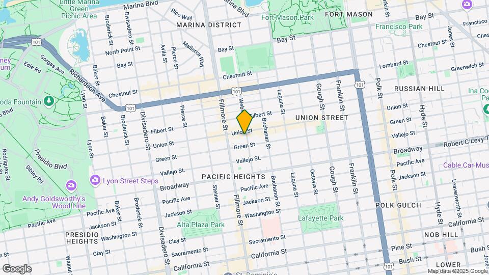 2843 Webster St Mapa y Detalles de la Ubicación
