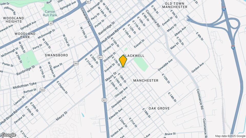 1618 Maury St Map and Location Details