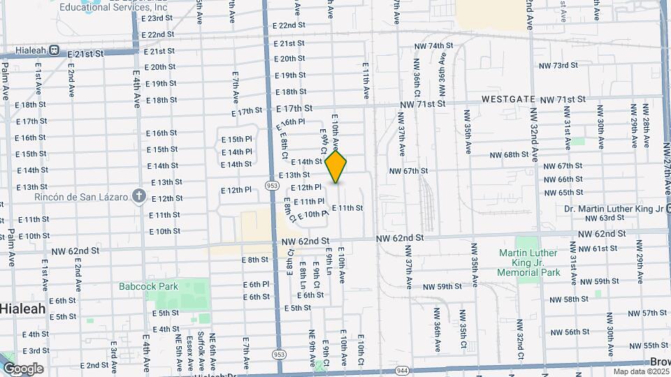1220 E 10th Ave Map and Location Details
