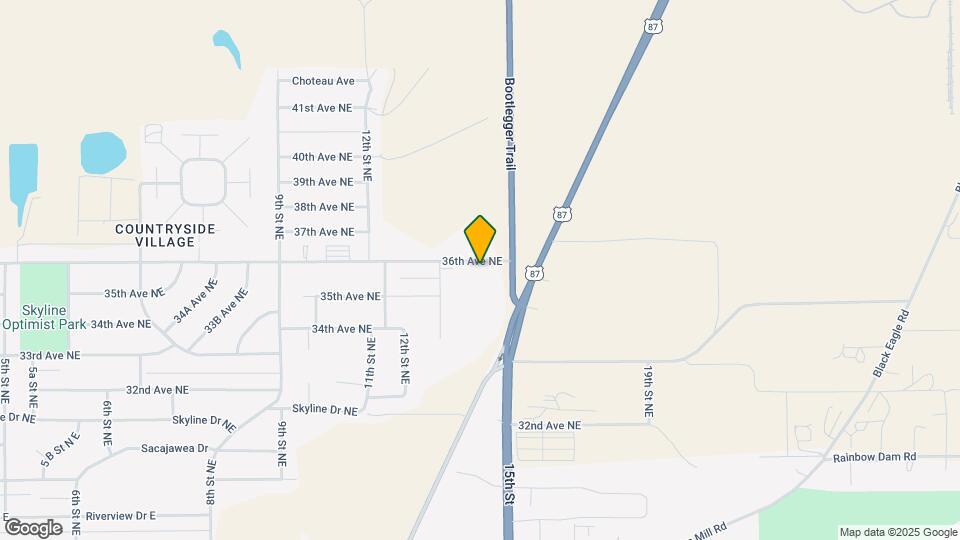 1420 36th Ave NE Map and Location Details
