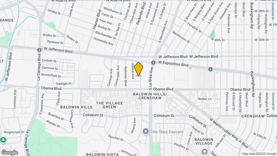 3513 S Sycamore Ave Map and Location Details