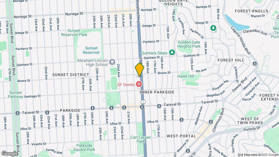 2219 19th Ave Map and Location Details