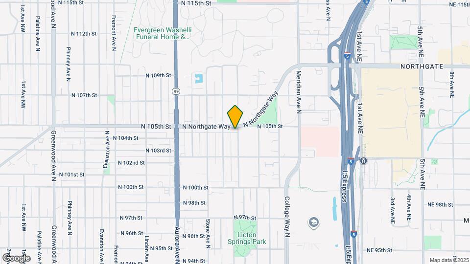 10361 Ashworth Ave N Mapa y Detalles de la Ubicación