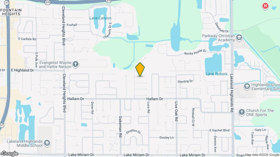 1311 Glenview Ln Map and Location Details