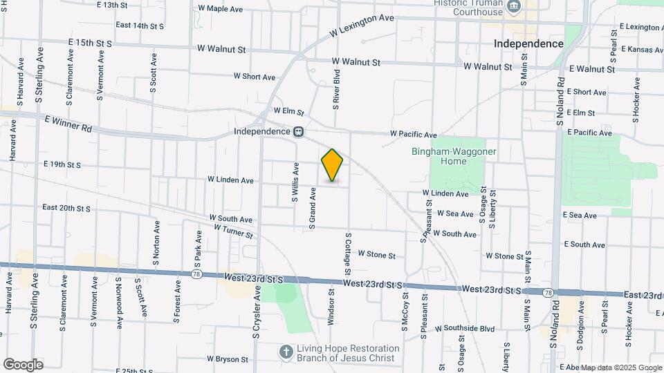 1008 W Linden Ave Map and Location Details