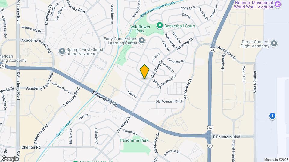 4810 Jet Wing Cir W Map and Location Details