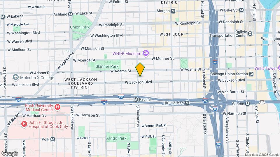 229 S Racine Ave Map and Location Details