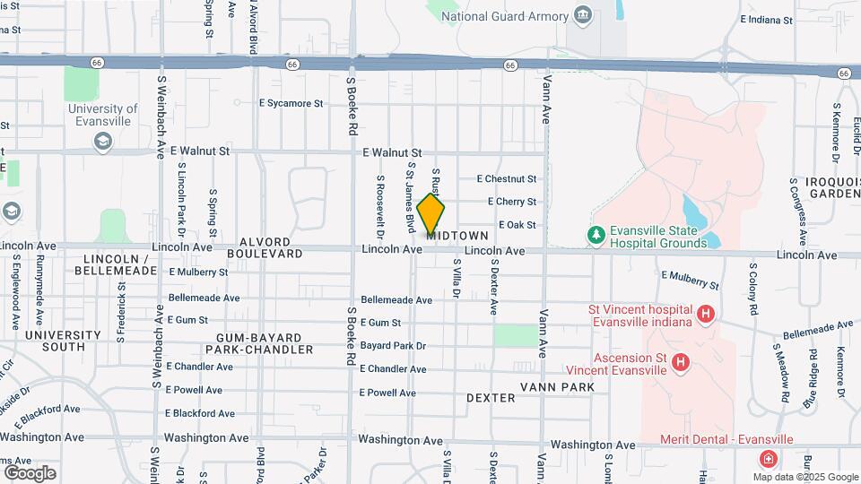 2610 Lincoln Ave Map and Location Details