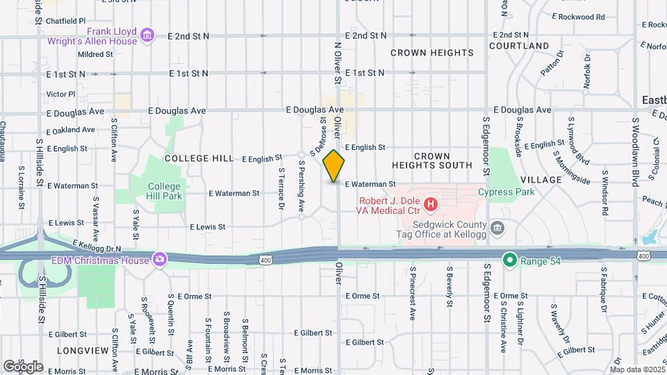 305 S Oliver Ave Map and Location Details