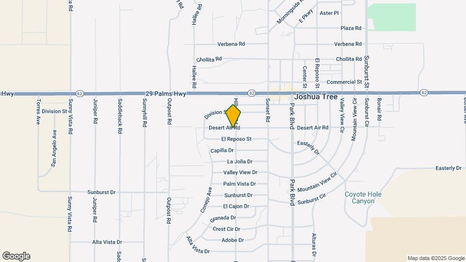61559 Desert Air Rd Map and Location Details