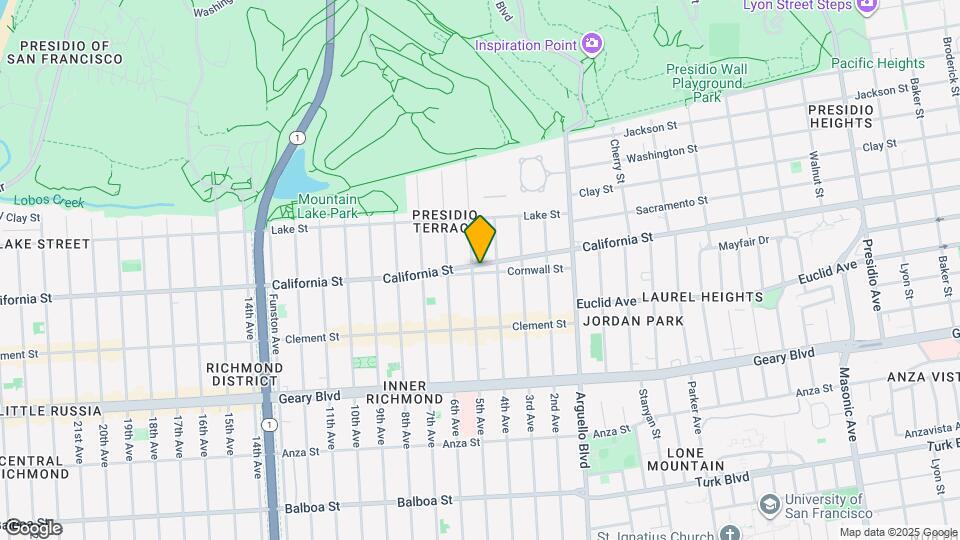 4263-4293 California St Mapa y Detalles de la Ubicación