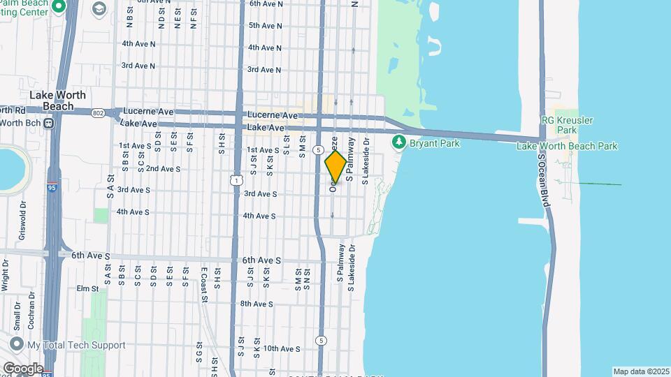 224 N Ocean Breeze Map and Location Details