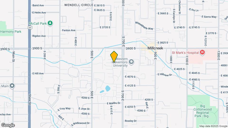 640 E 3990 S Map and Location Details